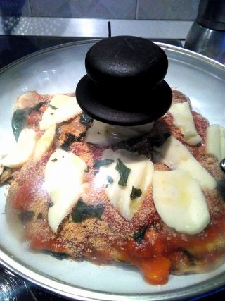 Parmigiana di melanzana in padella