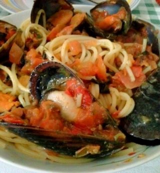 Spaghetti con le cozze