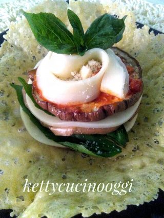 Medaglioni di melanzane alla parmigiana 