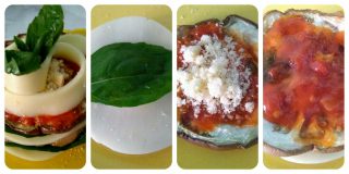 Medaglioni di melanzane alla parmigiana