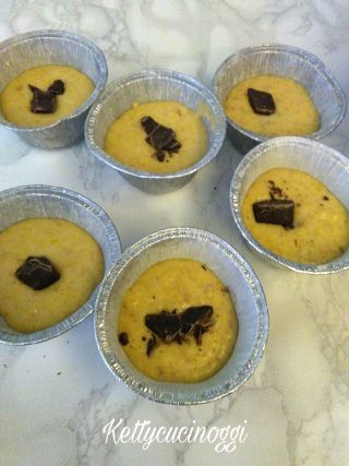 Muffin alla zucca e cioccolato