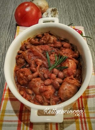 Salamelle con fagioli alla messicana