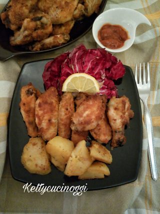 Ali di pollo croccanti alla paprika