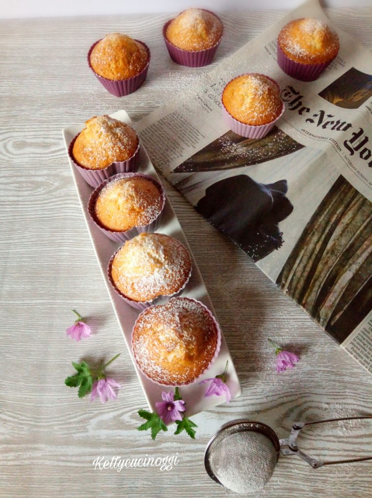 Muffin cocco e cioccolato fondente.