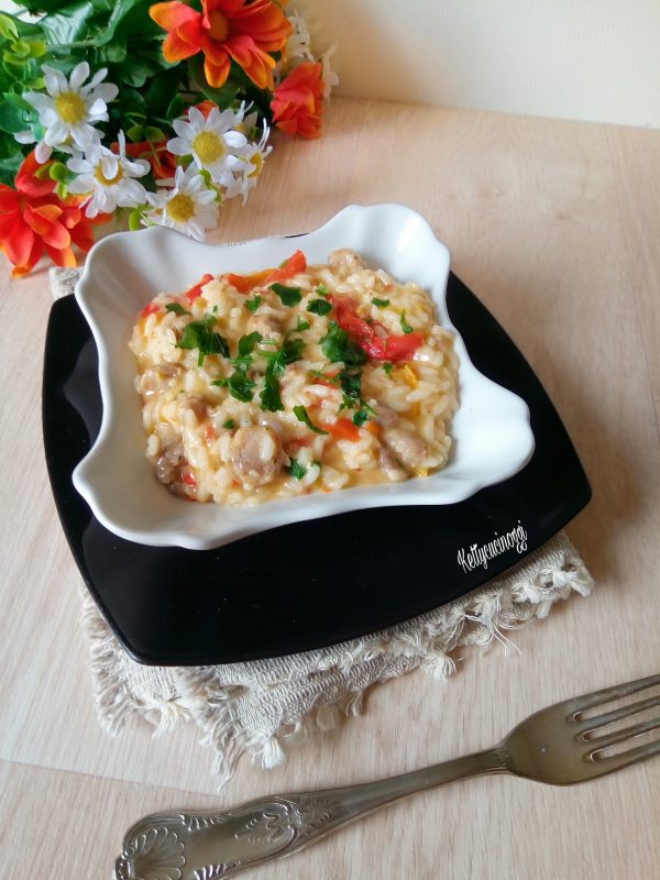 Serviamo il nostro <b>Risotto</b> nei piatti ben caldo.