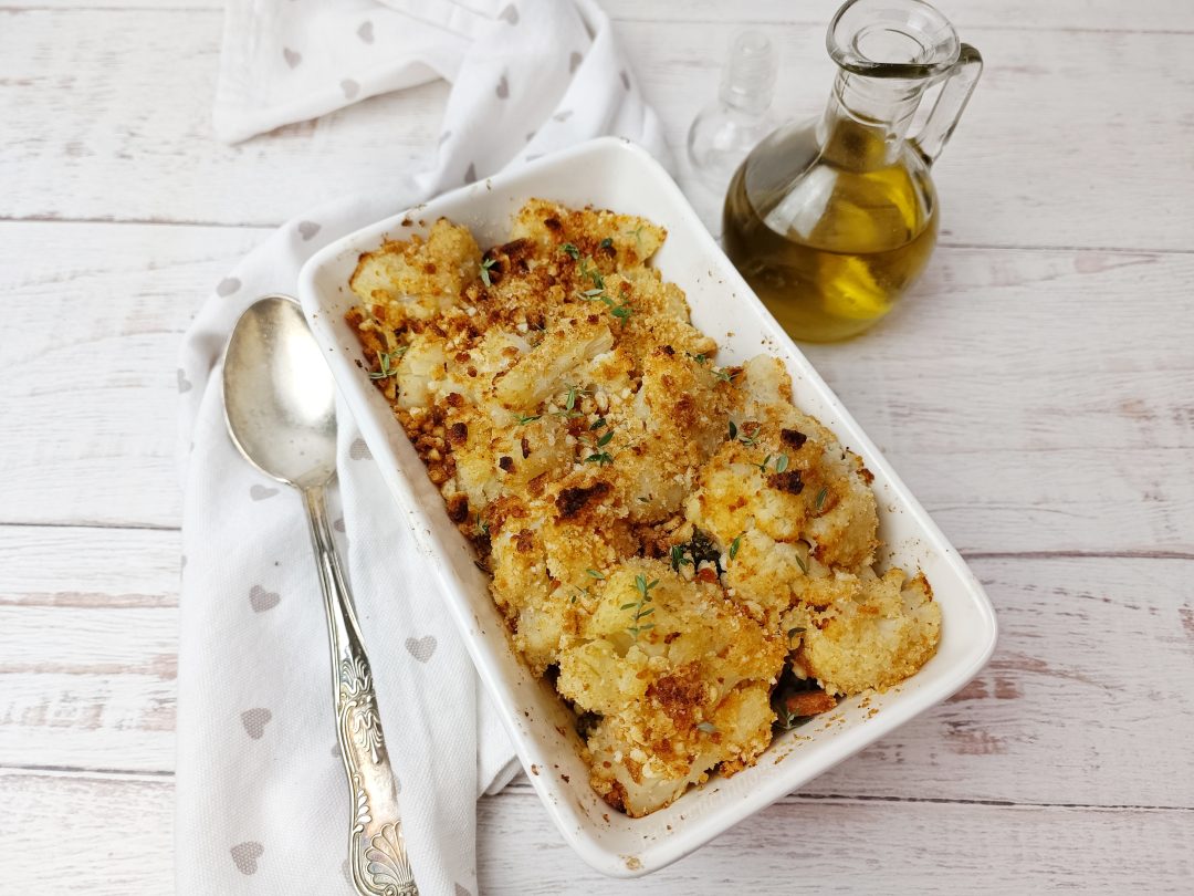 CAVOLFIORE GRATINATO AL FORNO LIGHT