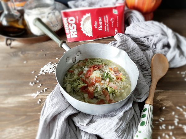 MINESTRA DI RISO CON BROCCOLETTI: LA RICETTA