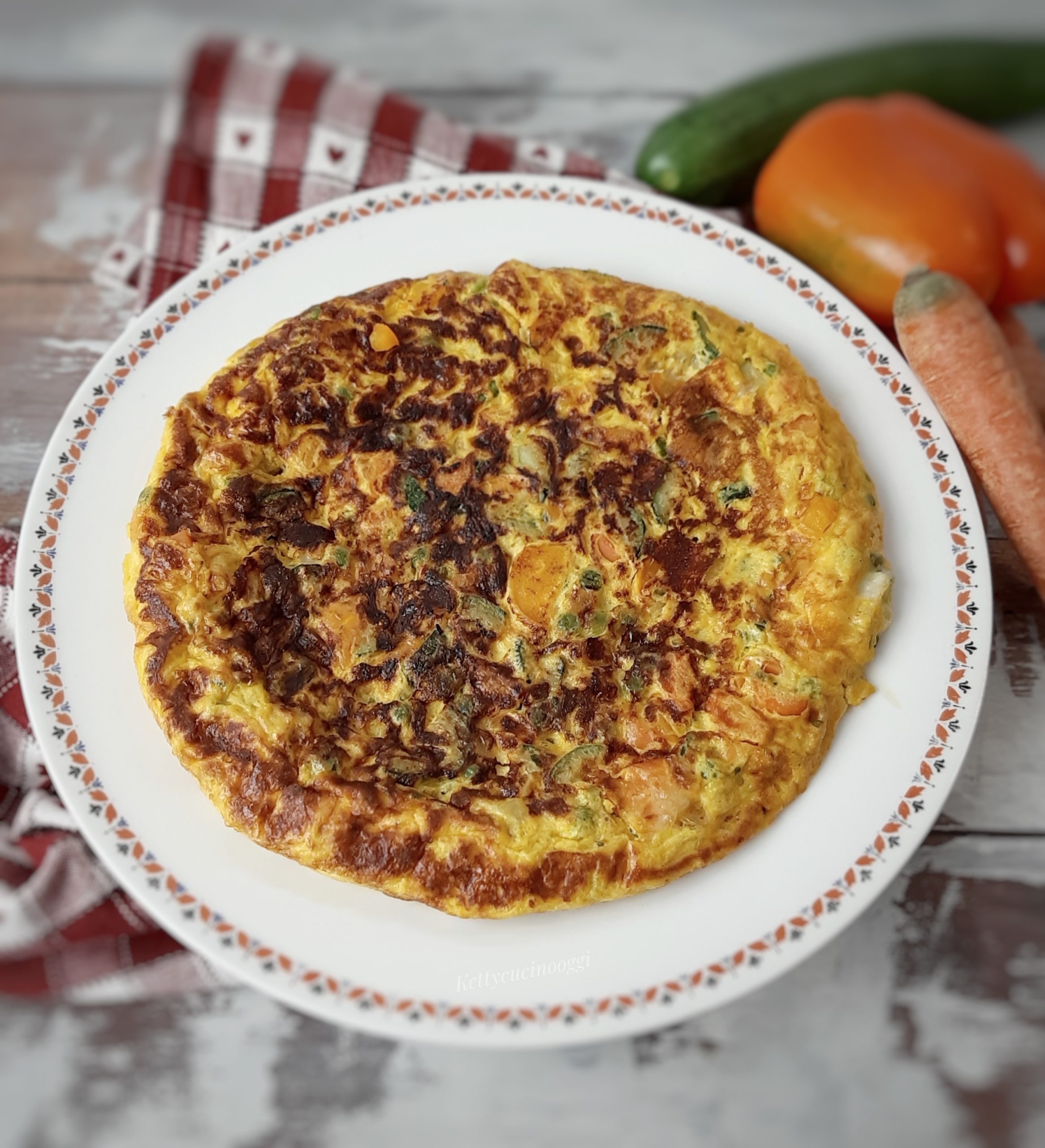 FRITTATA IN PADELLA CON VERDURE - Ketty cucino oggi?