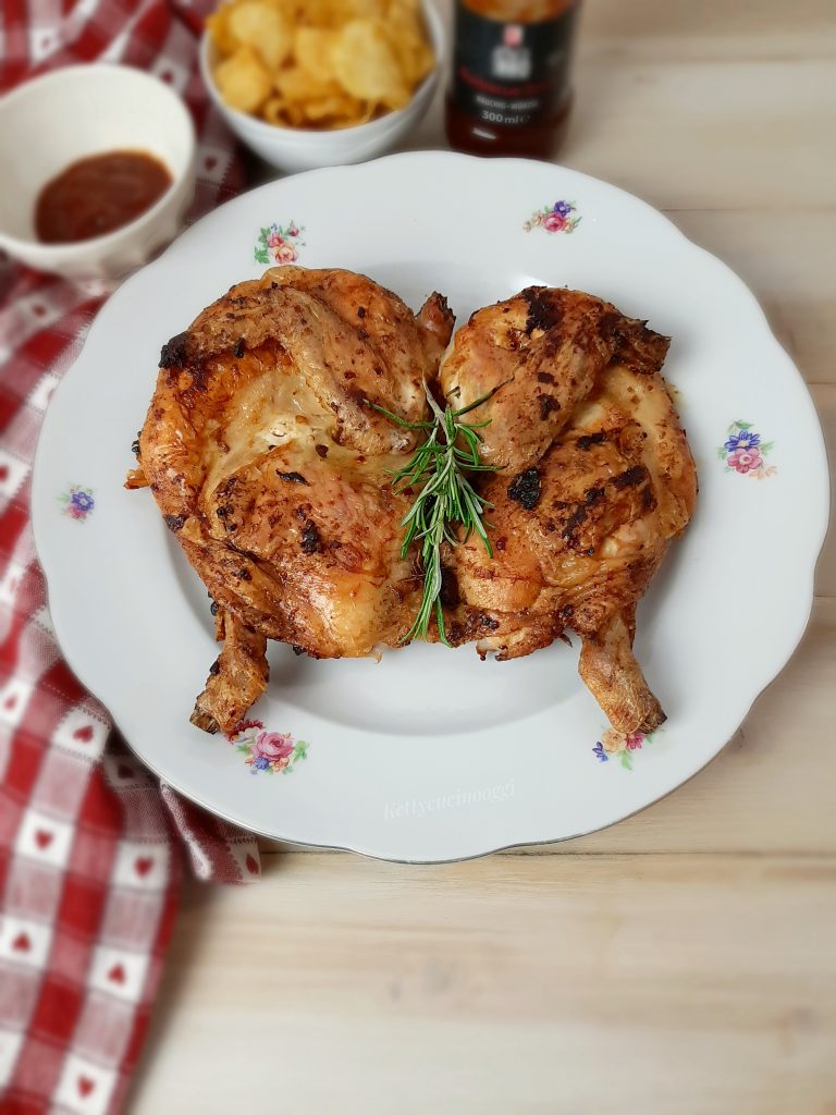 POLLO ALLA DIAVOLA COTTO AL BARBECUE