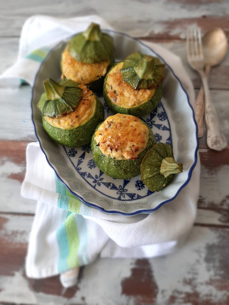 ZUCCHINE ROTONDE CON TONNO E RICOTTA