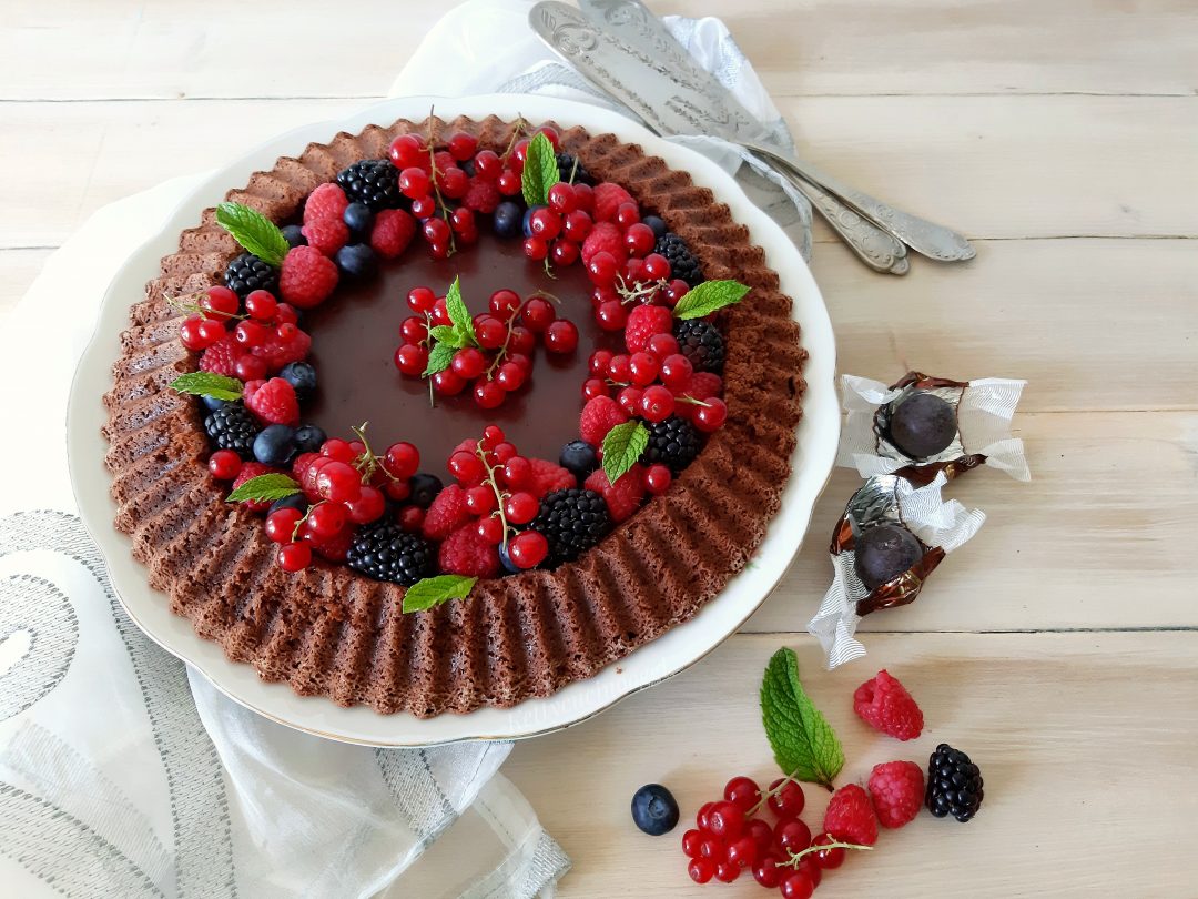 CROSTATA SOFFICE PICCANTE AI FRUTTI ROSSI