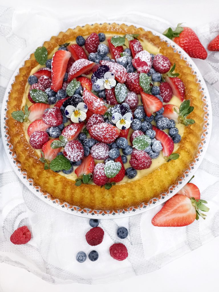 CROSTATA SENZA GLUTINE AI FRUTTI ROSSI