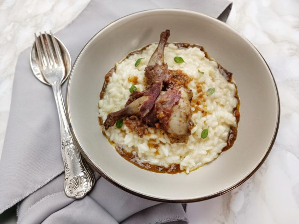RISOTTO CON COSCETTE DI QUAGLIE: LA RICETTA