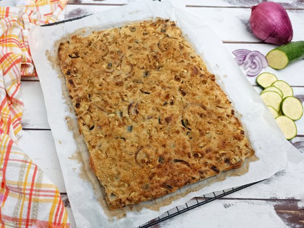 SCHIACCIATA DI ZUCCHINE E CIPOLLA DI TROPEA: LA RICETTA