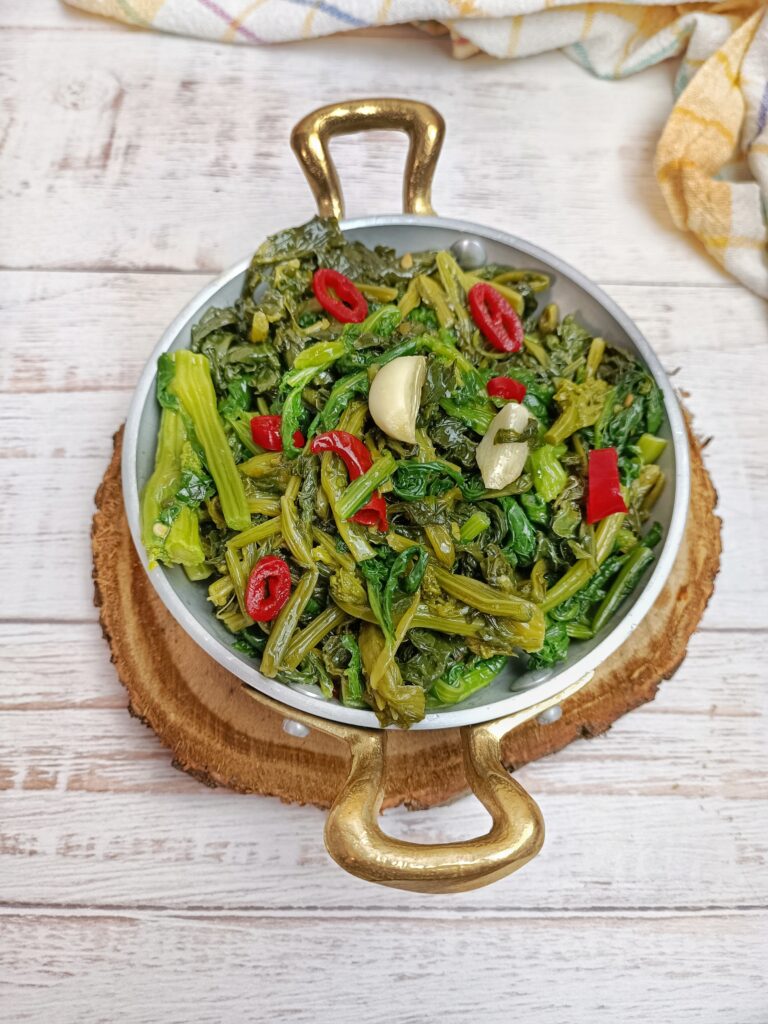 CIME DI RAPA IN PADELLA