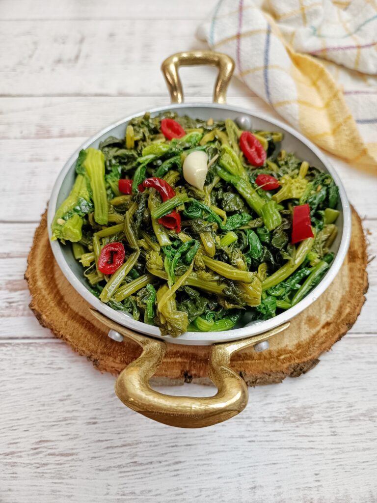 CIME DI RAPA IN PADELLA