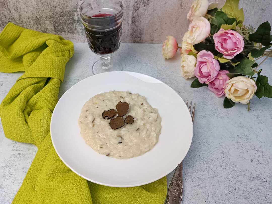 RISOTTO CON ROBIOLA E TARTUFO
