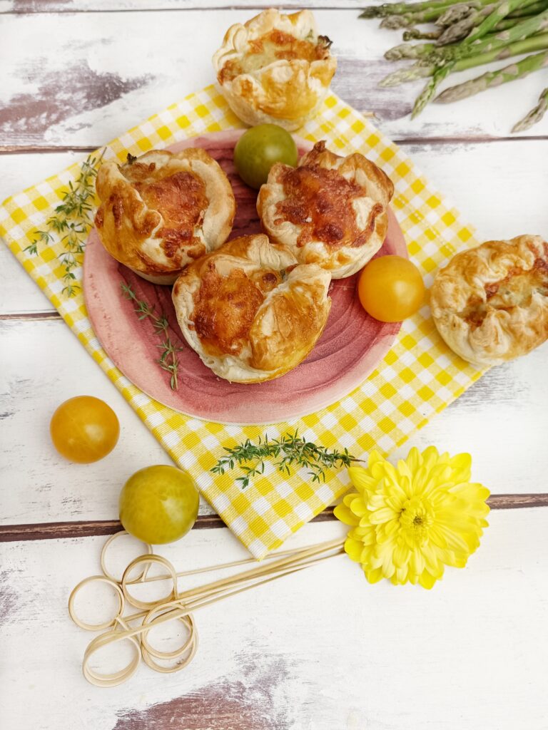 MUFFIN DI SFOGLIA CON ASPARAGI