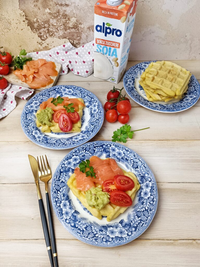 SANDWICH DI WAFFLE SALATI