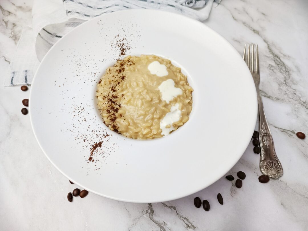 Risotto al caffè e certosino