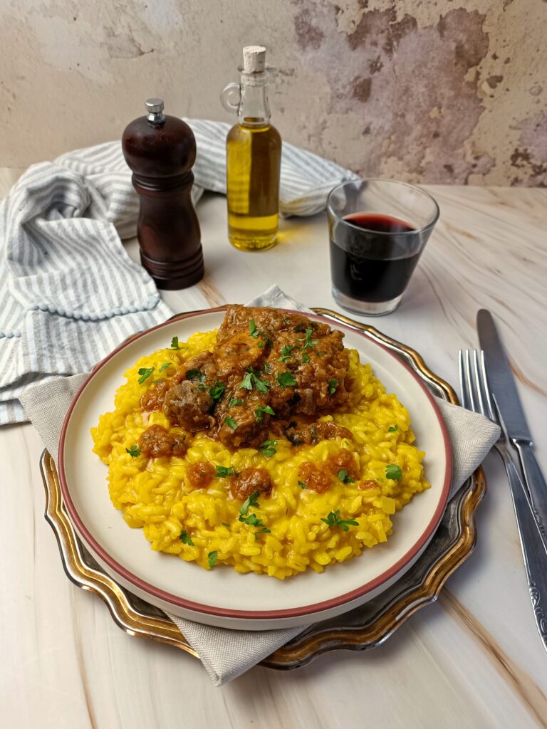 RISOTTO ALLA MILANESE CON OSSOBUCO 