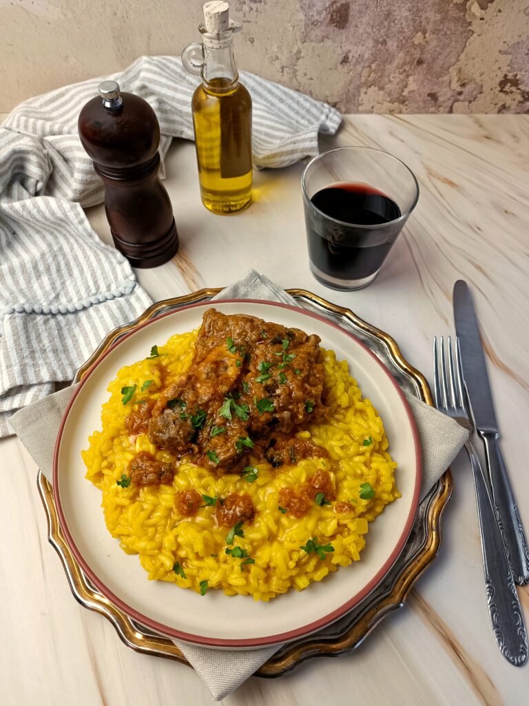 RISOTTO ALLA MILANESE CON OSSOBUCO 