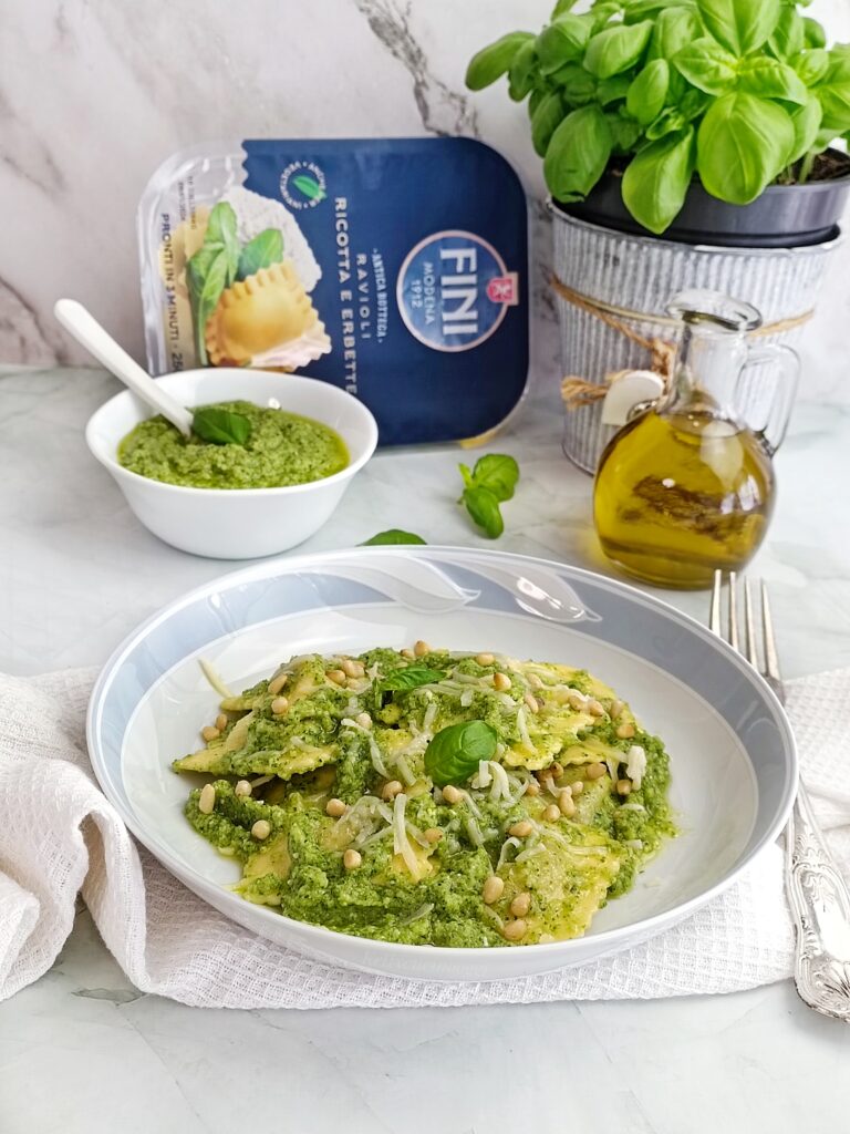 RAVIOLI AL PESTO DI ZUCCHINE