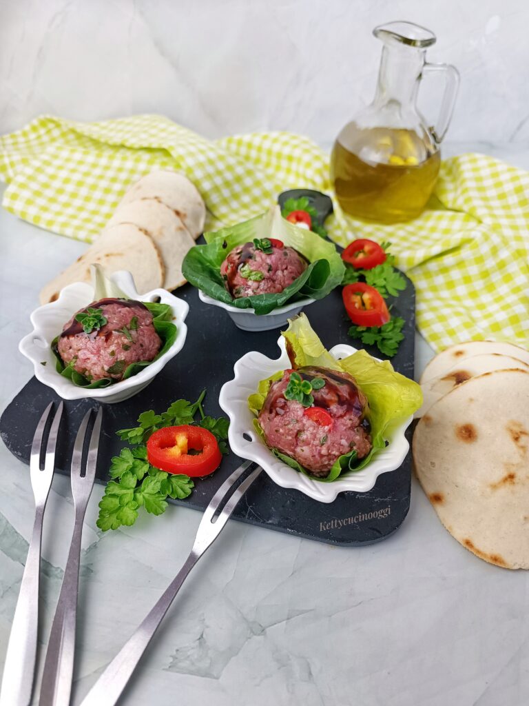 FINGER FOOD TARTARE DI CARNE