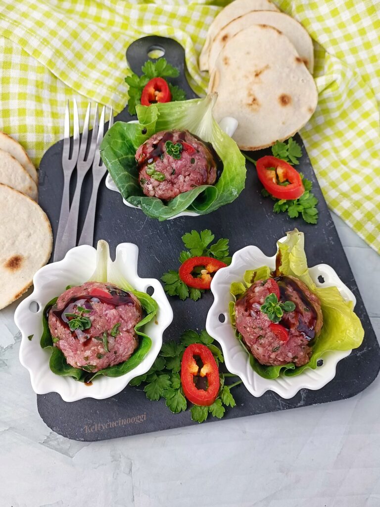 FINGER FOOD TARTARE DI CARNE 