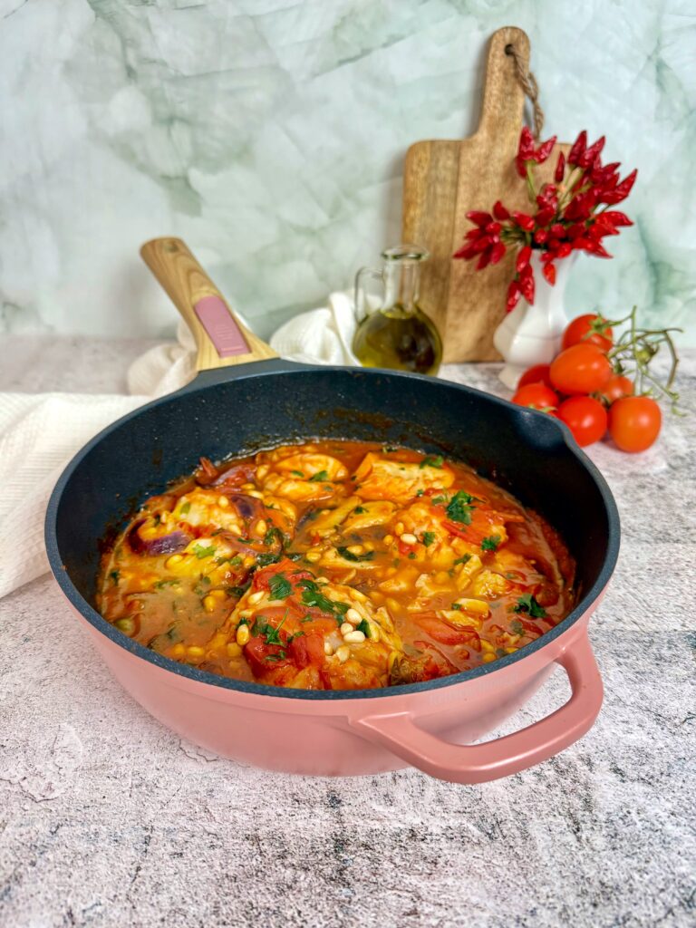 FILETTI DI MERLUZZO ALLA SICILIANA