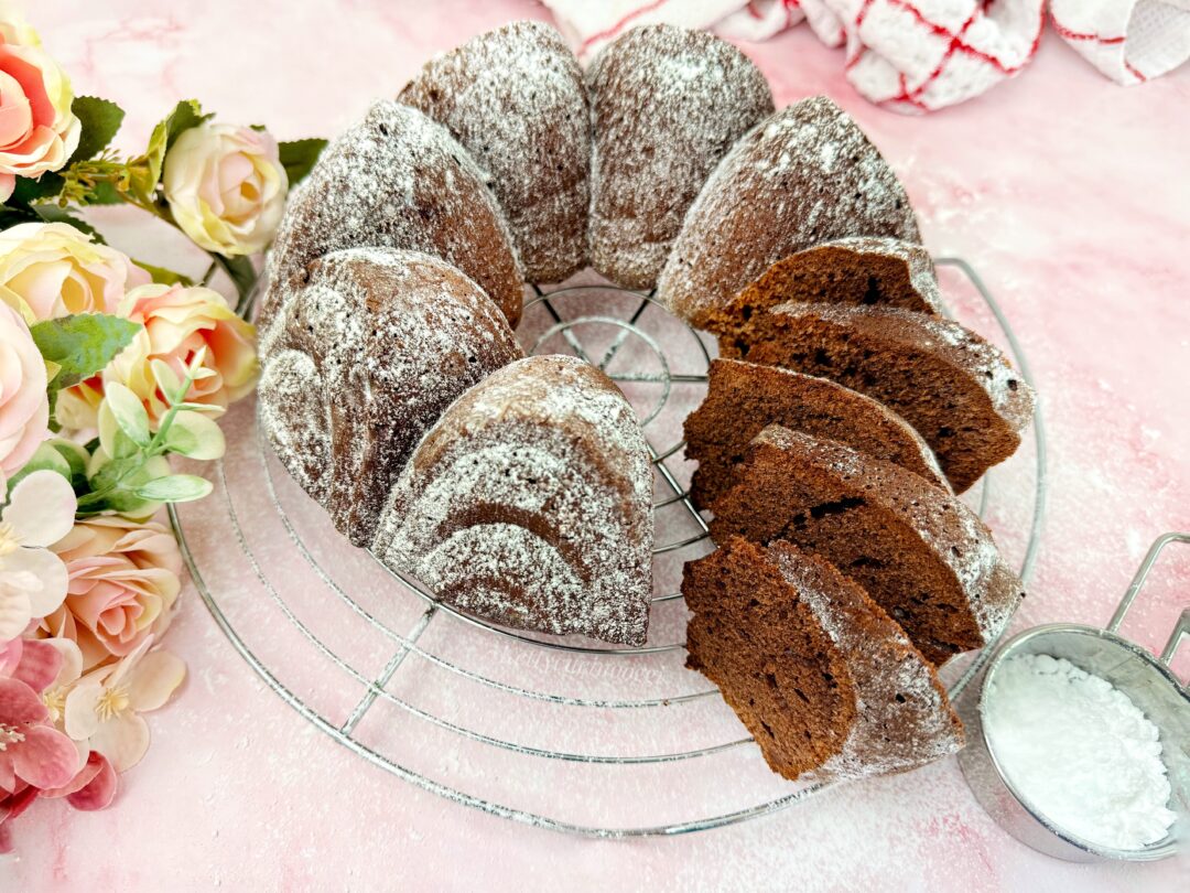 BUNDT CAKE CON SKYR E CACAO