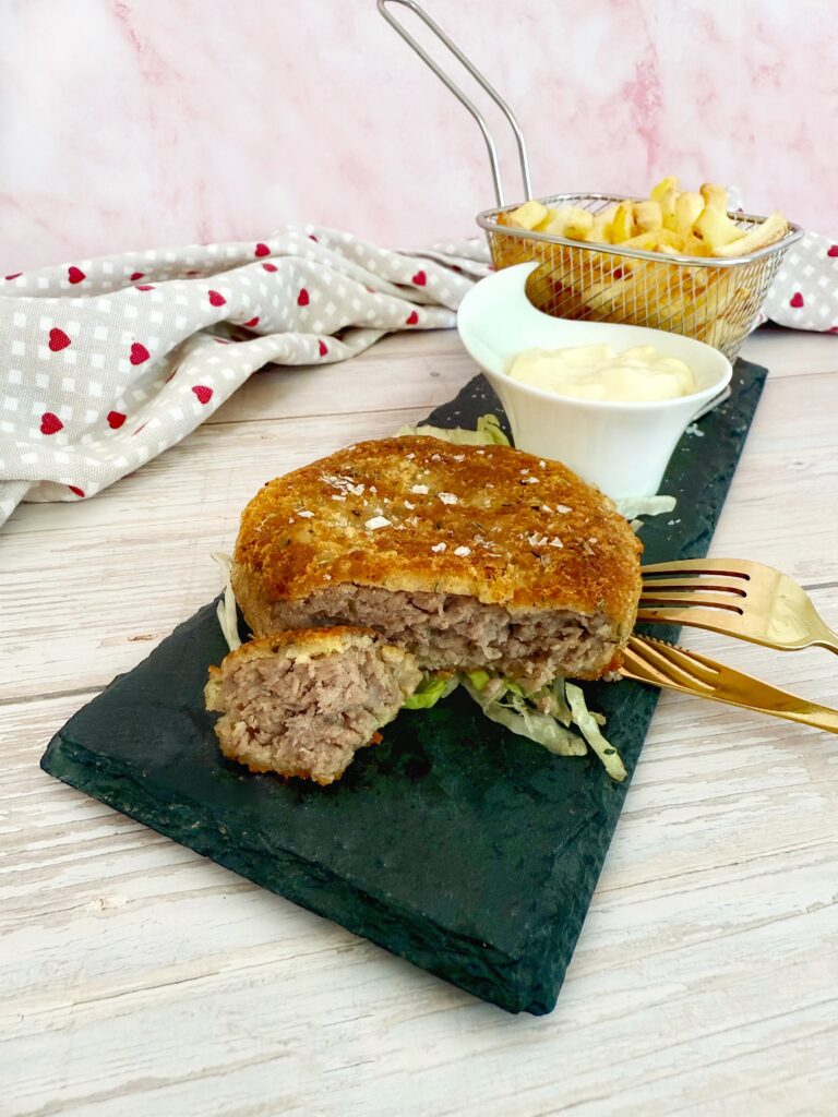 COTOLETTA DI HAMBURGER ALLA SICILIANA 